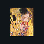 Der Kuss, Gustav Klimt Leinwanddruck<br><div class="desc">Der Kuss, Gustav Klimt Austrain Maler Gustav Klimt Der Kuss (Original Der Kuss) wurde von Gustav Klimt gemalt und ist wahrscheinlich sein berühmtestes Werk. 1907 begann er mit der Arbeit an der "Goldenen Periode" und sie ist der Höhepunkt seiner so genannten "Goldenen Periode". Es zeigt ein Paar in verschiedenen Goldtönen...</div>