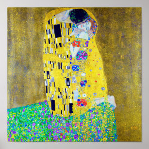 Der Kuss, Gustav Klimt Poster