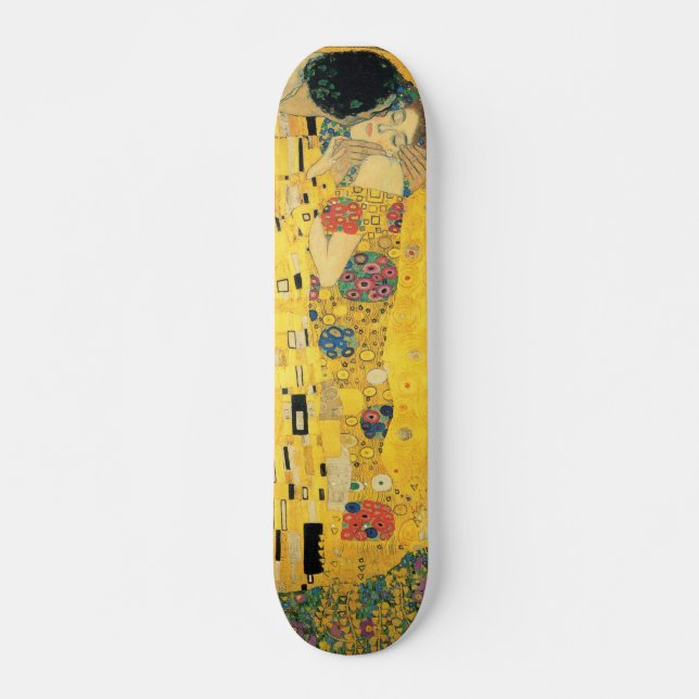 Der Kuss - Gustav Klimt Skateboard (Vorne)