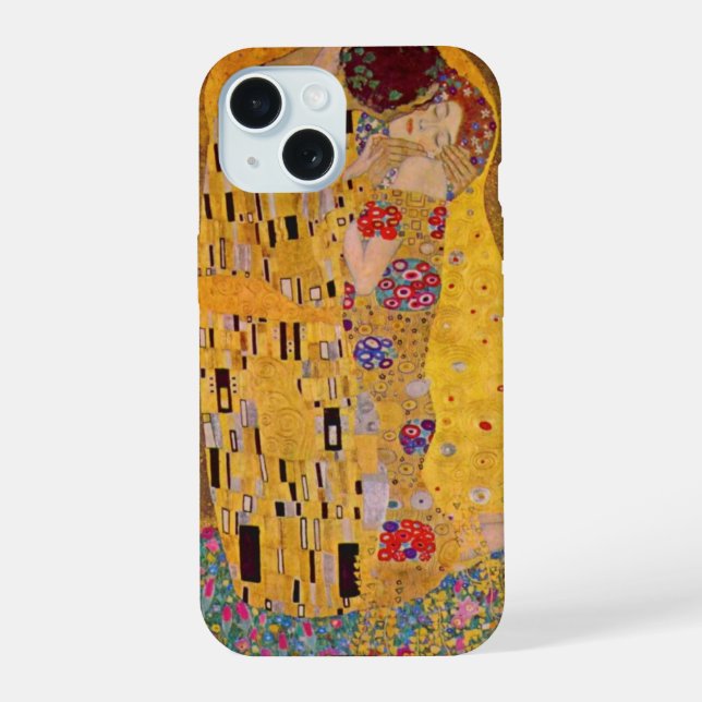 Der Kuss iPhone 15 Hülle (Rückseite)