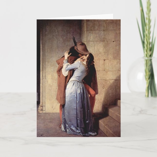 Der Kuss Karte (Vorderseite)