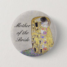 "Der Kuss" Klimt Art Nouveau Hochzeitsthema Weiß