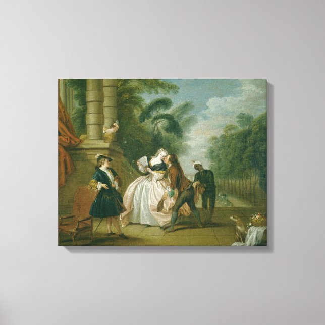 Der Kuss Leinwanddruck (Vorderseite)