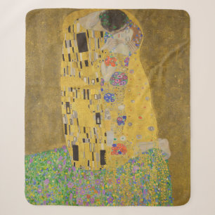 Der Kuss, Ölmalerei im Jugendstil, Gustav Klimt Sherpadecke