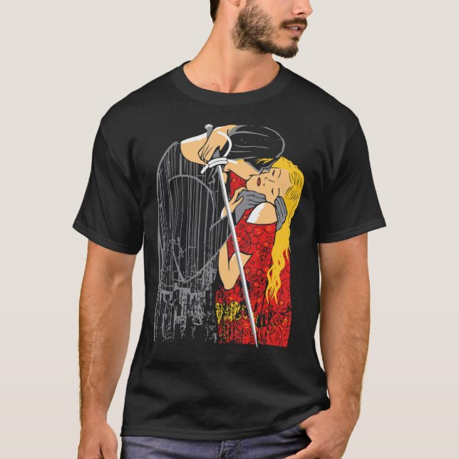 Der Kuss-Roberts der Dread-Pirate T-Shirt (Vorderseite)