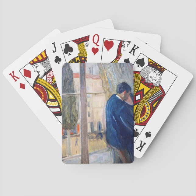 Der Kuss (von Edvard Munch) Spielkarten (Rückseite)