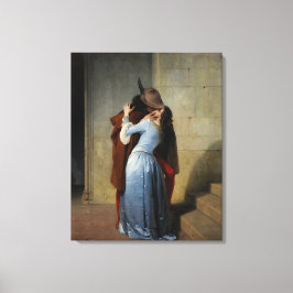 Der Kuss (von Francesco Hayez) Leinwanddruck