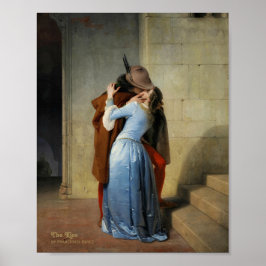 Der Kuss von Francesco Hayez Romantische Bilder Poster