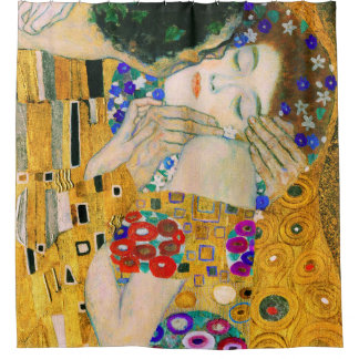 Der Kuss von Gustav Klimt Duschvorhang