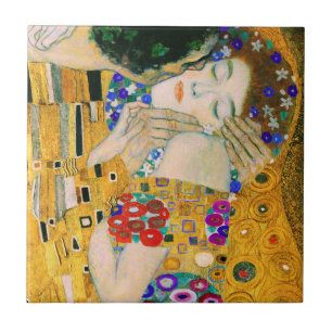 Der Kuss von Gustav Klimt Fliese