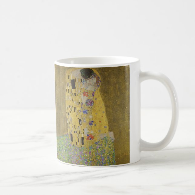 Der Kuss von Gustav Klimt Kaffeetasse (Rechts)