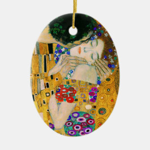 Der Kuss von Gustav Klimt Keramik Ornament