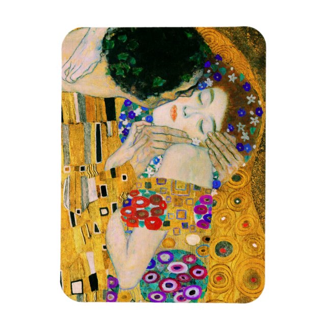 Der Kuss von Gustav Klimt Magnet (Vertikal)
