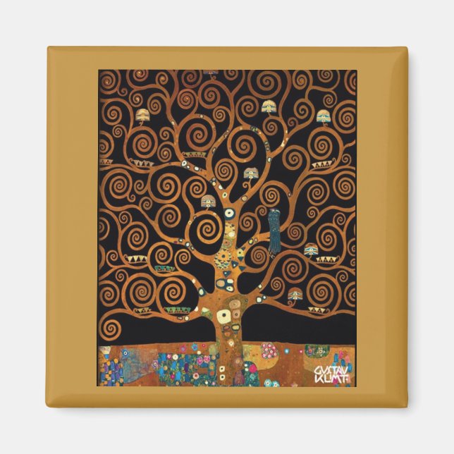 Der Kuss von Gustav Klimt Magnet (Vorne)