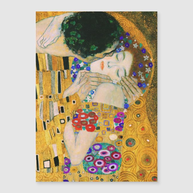 Der Kuss von Gustav Klimt Magnetkarte (Vorderseite)