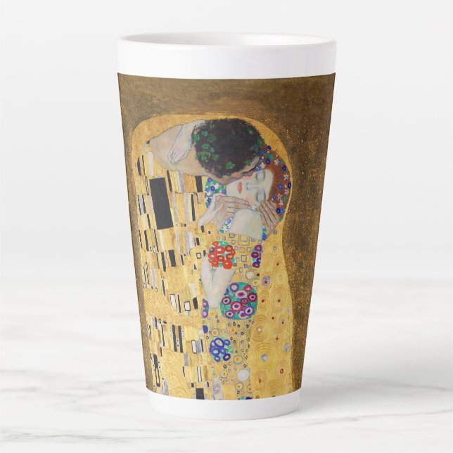 Der Kuss von Gustav Klimt Milchtasse (Vorderseite)