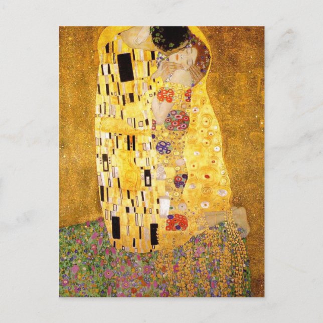 Der Kuss von Gustav Klimt Postcard Postkarte (Vorderseite)