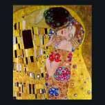 Der Kuss von Gustav Klimt Poster<br><div class="desc">Dieses Gemälde mit dem Titel The Kiss wurde von dem berühmten Künstler Gustav Klimt gemacht. Über Gustav Klimt Gustav Klimt war ein österreichischer Symbolik-Maler und einer der prominentesten Mitglieder der Wiener Sezessionsbewegung. Er wurde 1897 Gründungsmitglied und Präsident der Dackel Sezession und der Zeitschrift Ver Sacrum der Gruppe. Über dieses Produkt...</div>