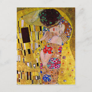 Der Kuss von Gustav Klimt Postkarte