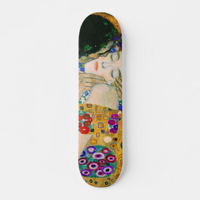 Der Kuss von Gustav Klimt Skateboard (Vorne)