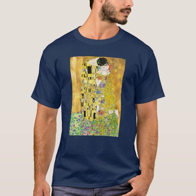 Der Kuss von Gustav Klimt T-Shirt (Vorderseite)