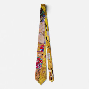 Der Kuss von Gustav Klimt, Vintage Art Nouveau Krawatte