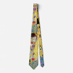 Der Kuss von Gustav Klimt, Vintage Art Nouveau Krawatte