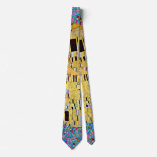 Der Kuss von Gustav Klimt, Vintage Art Nouveau Krawatte