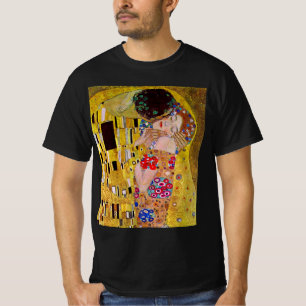 Der Kuss von Gustav Klimt, Vintage Art Nouveau T-Shirt