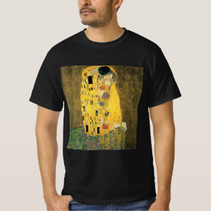 Der Kuss von Gustav Klimt, Vintager Jugendstil T-Shirt