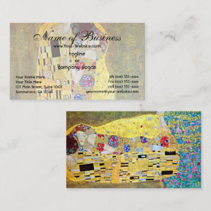 Der Kuss von Gustav Klimt Visitenkarte