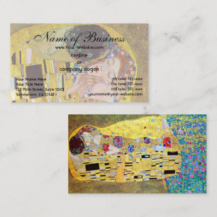 Der Kuss von Gustav Klimt Visitenkarte