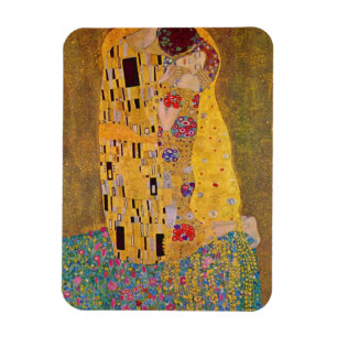 Der Kuss von Gustave Klimt Magnet