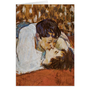 Der Kuss - von Henri de Toulouse-Lautrec