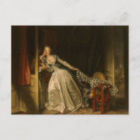 Der Kuss von Jean Honore Fragonard Postcard