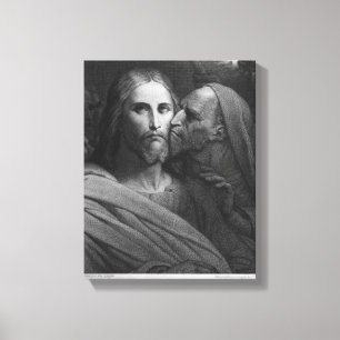 Der Kuss von Judas 2 Leinwanddruck