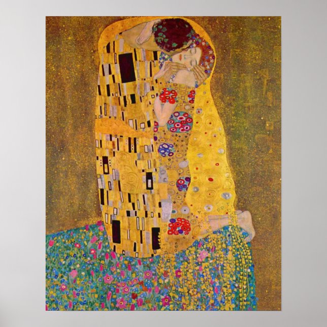 Der Kuss von Klimt Poster (Vorne)