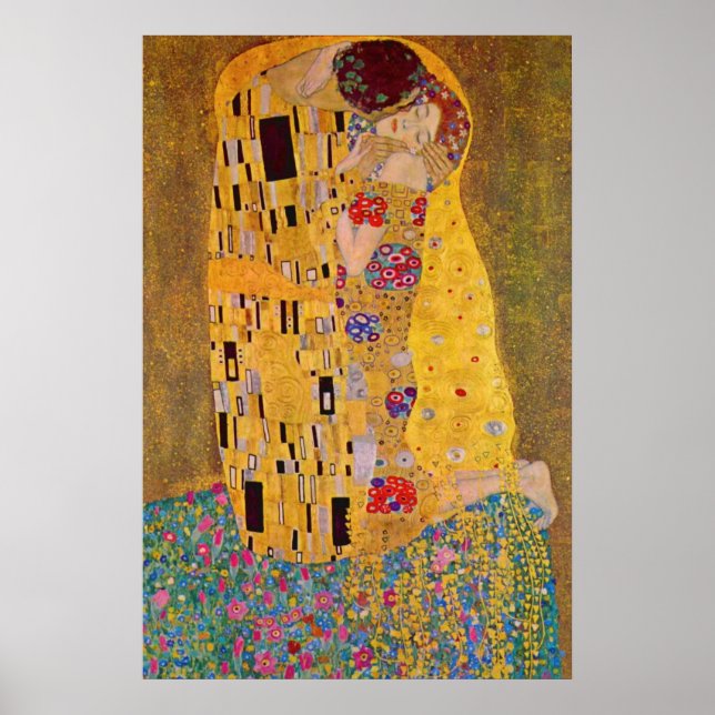 Der Kuss von Klimt Poster (Vorne)