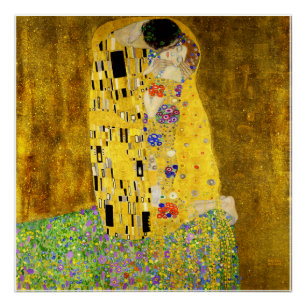 Der Kuss von Klimt Poster