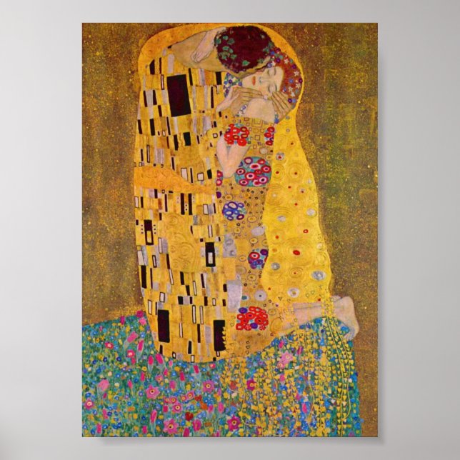 Der Kuss von Klimt Poster (Vorne)