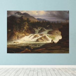 Der Labro-Wasserfall Leinwanddruck