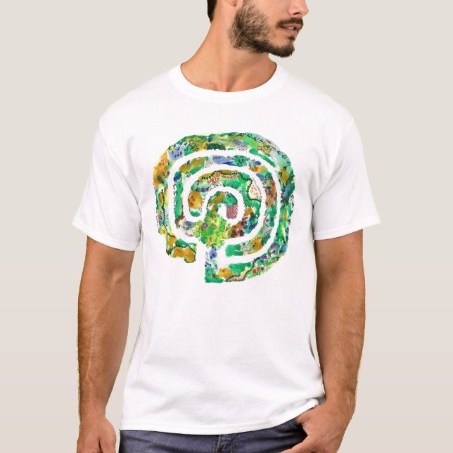 Der Labyrinth-Garten nachhaltige T T-Shirt (Vorderseite)