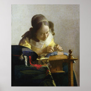 Der Lacemaker, 1669-70 Poster
