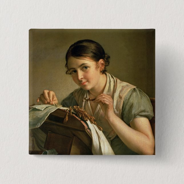 Der Lacemaker, 1823 Button (Vorderseite)