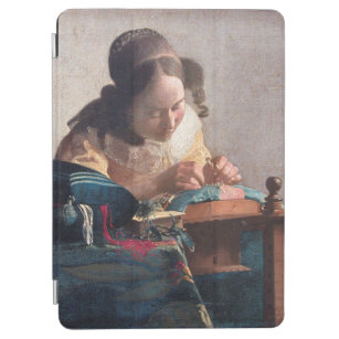 Der Lacemaker, Johannes Vermeer, 1669-1670 iPad Air Hülle