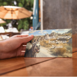 Der lächelnde Esel, Oatman Arizona Einladung