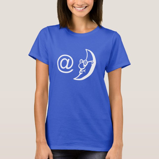 @Der lächelnde Halbmond T-Shirt (Vorderseite)