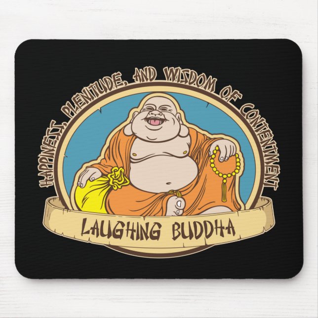 Der lachende Buddha Mousepad (Vorne)
