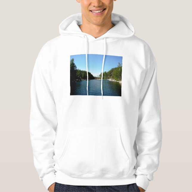 Der Ladogasee-Landschaft Hoodie (Vorderseite)