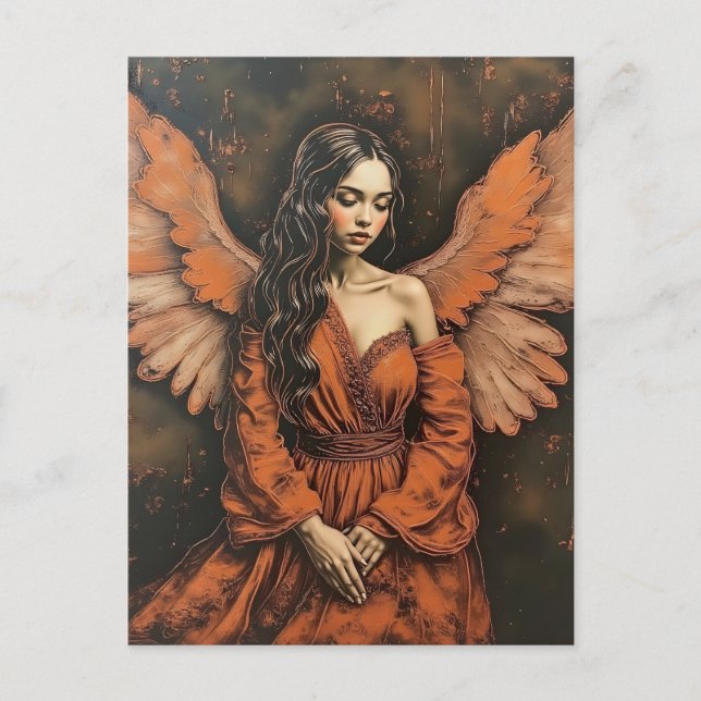 Der Lady Angel Postkarte (Vorderseite)